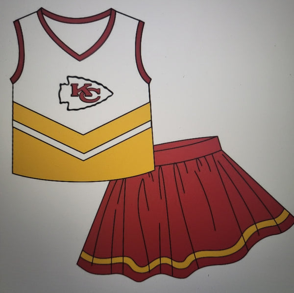 Kansas City Chiefs 2 pc. cheer outfit