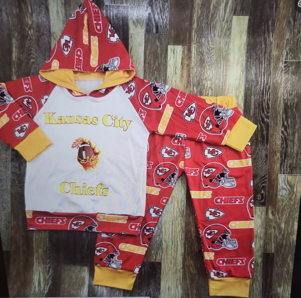 Boys 2pc Kansas City Chiefs Outfit