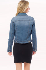 Casual Vintage Denim Jean Jacket