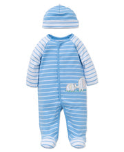 Little Me Elephants Footie with Hat