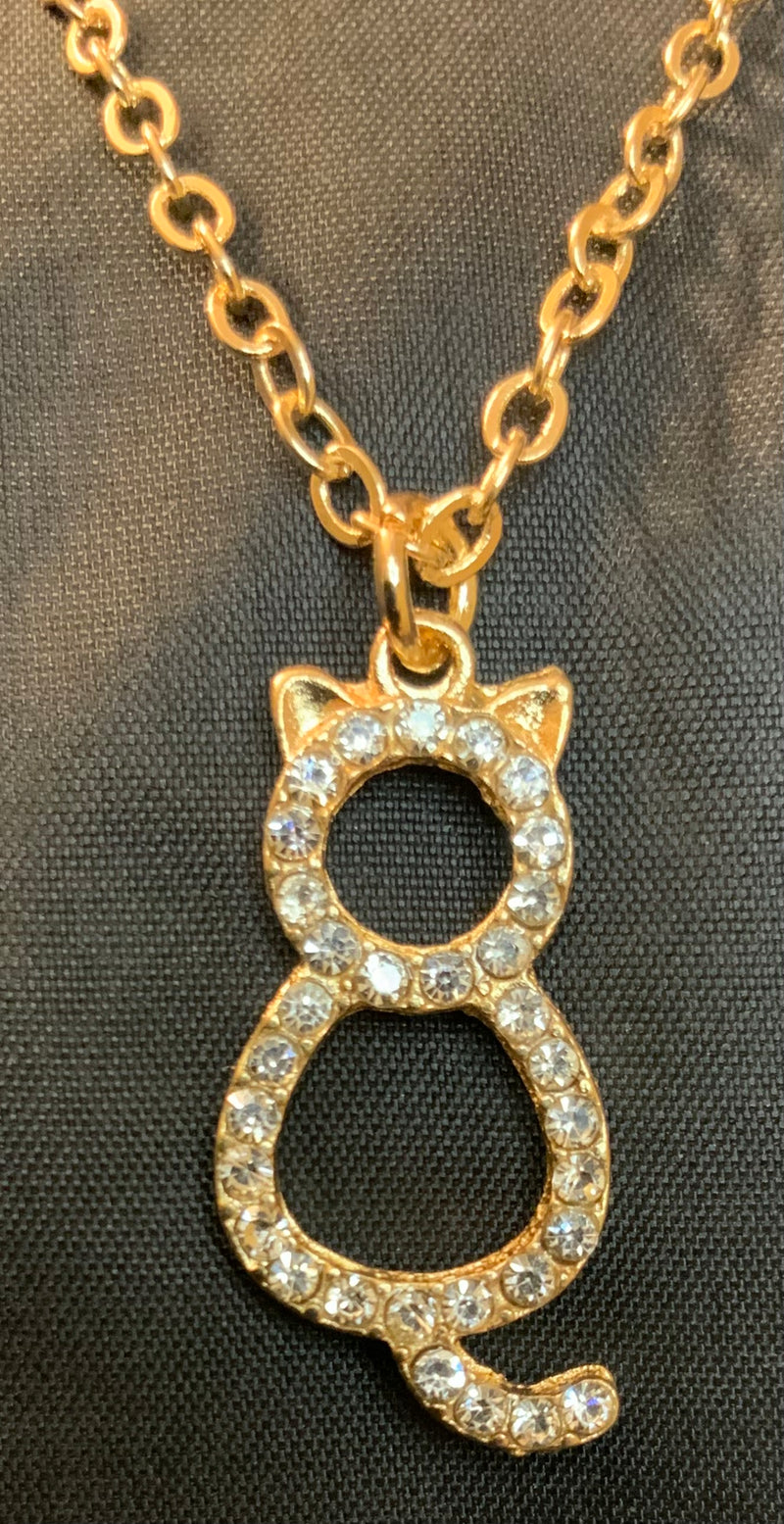 Kitty Crystal Necklace