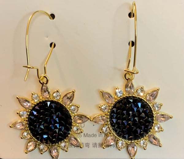 Sapphire Sun Earrings