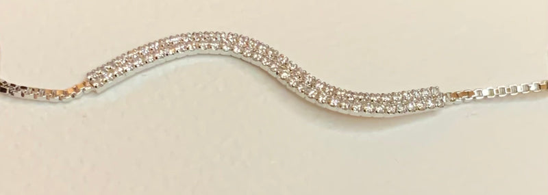 Silver Wave Bracelet