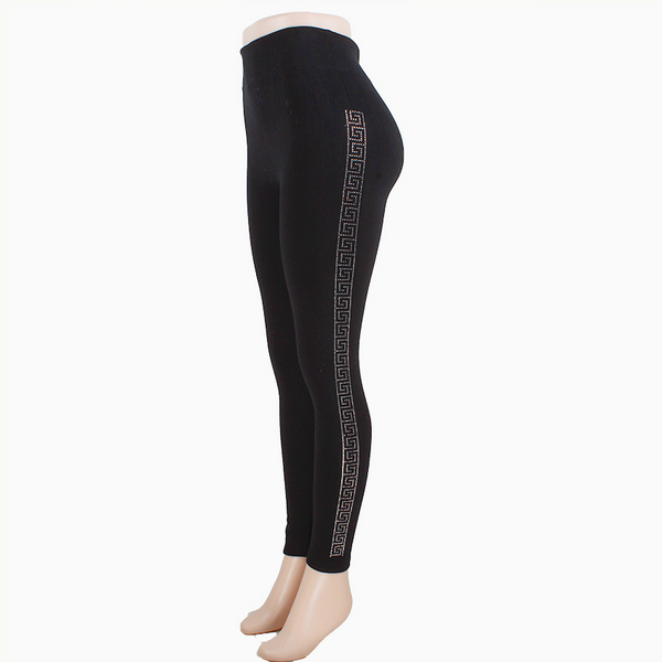 Leggings with a Stripe of Bling