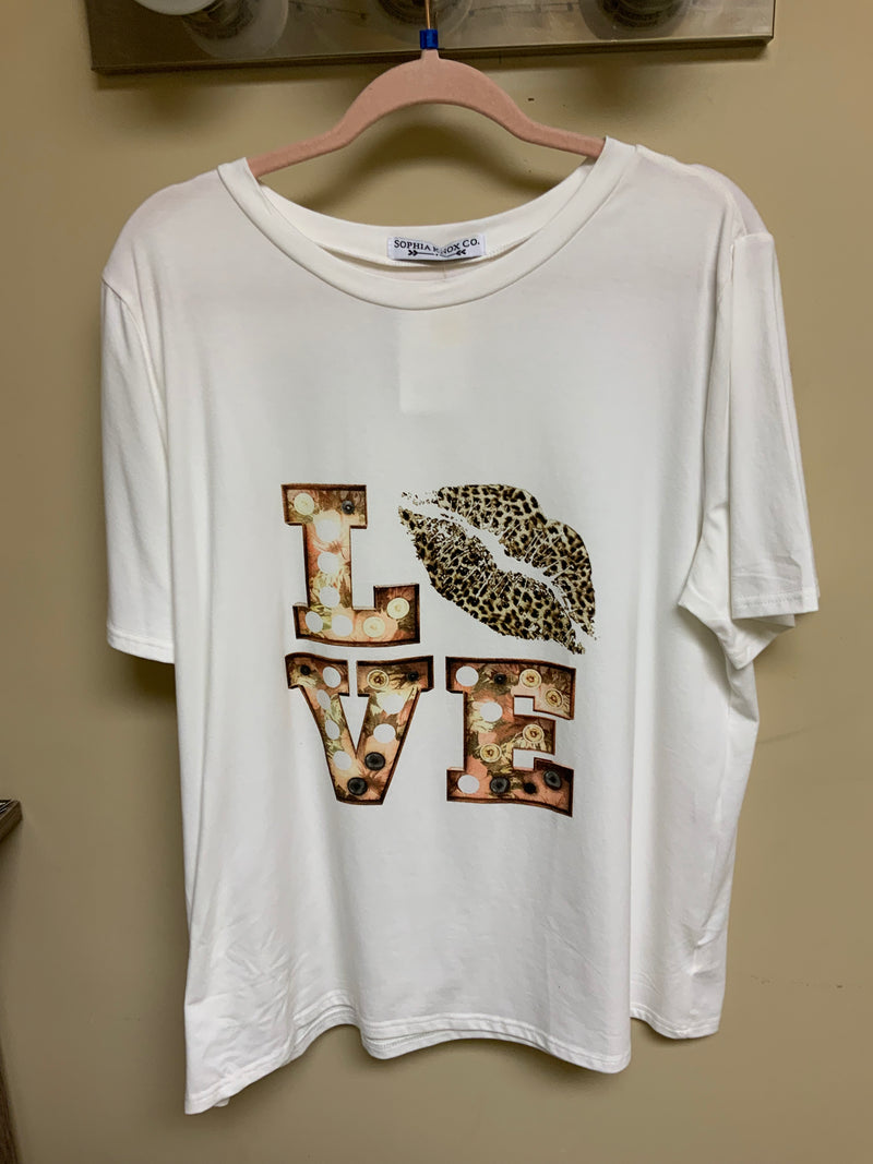 Short Sleeve "LOVE" Shirt