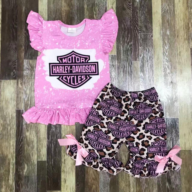 Harley Davidson Outfit with Bows