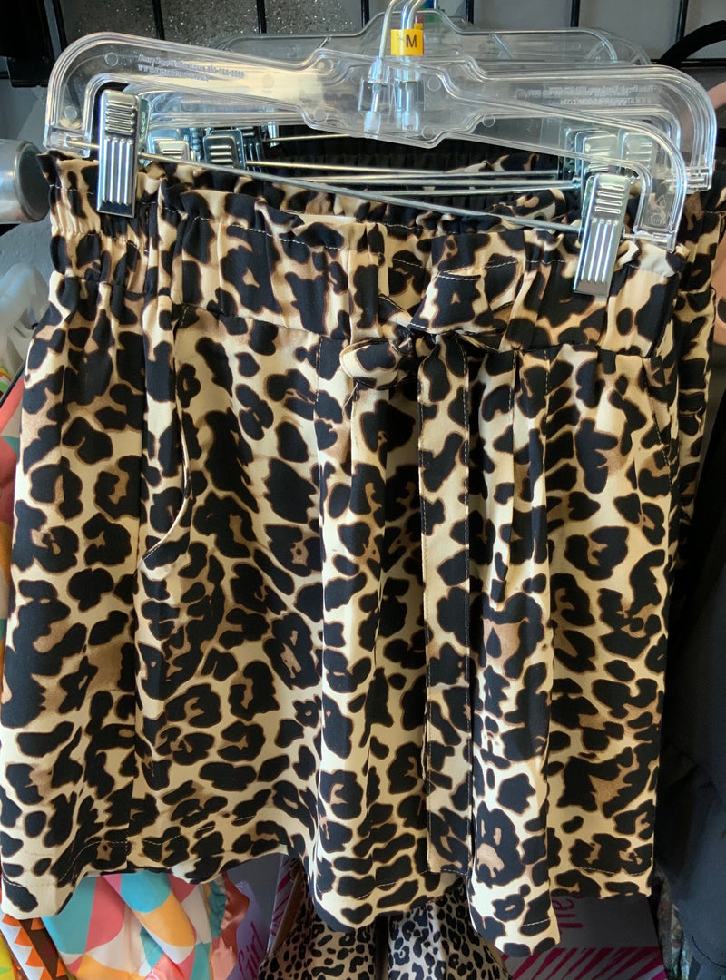 Leopard Shorts