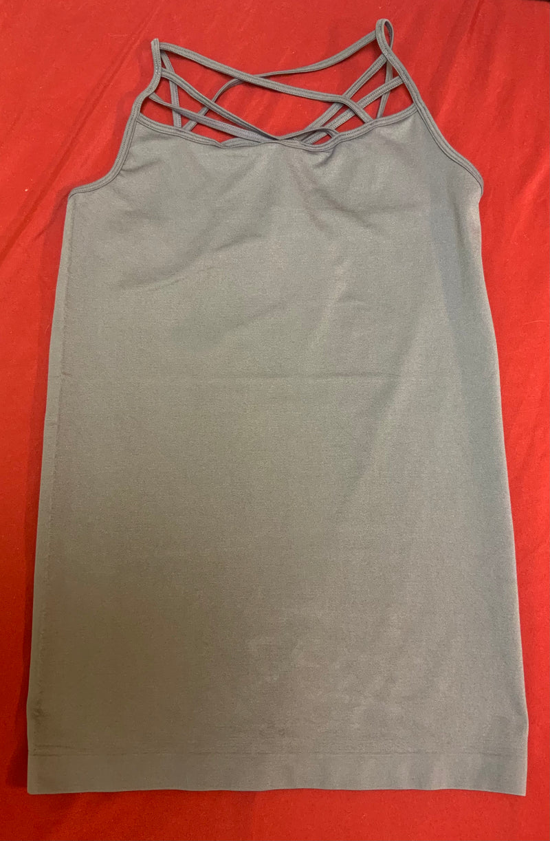 Criss Cross Spaghetti Strap Camisole
