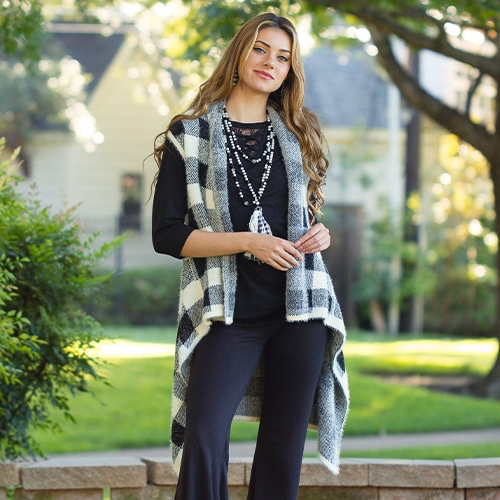 Buffalo Plaid Vest