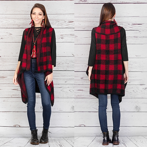 Buffalo Plaid Vest