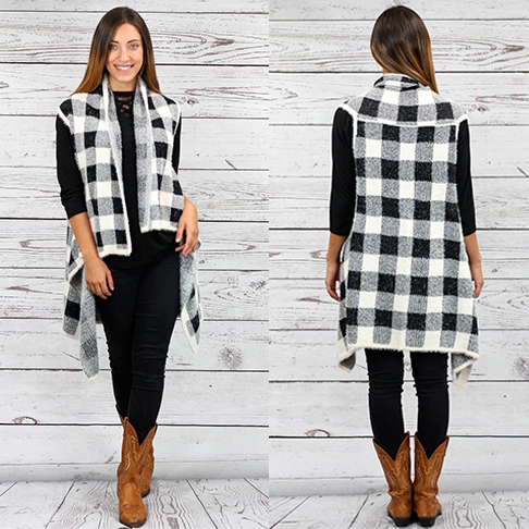 Buffalo Plaid Vest