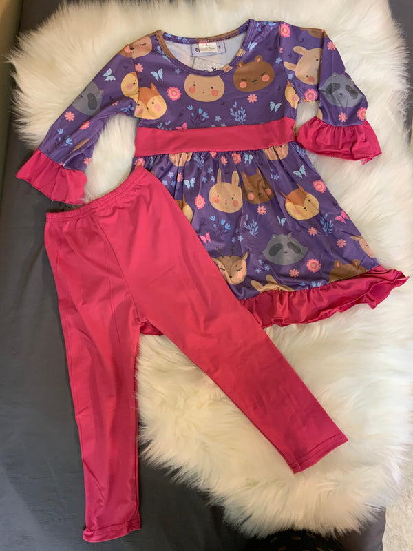 Woodland Animal 2 pc outfit
