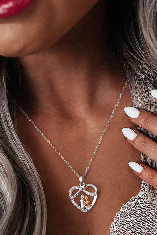 Silver Grandma/Granddaughter Pendant