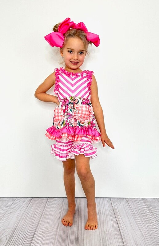 Wispy Magenta Girls Set