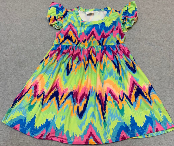 Aztec Pattern Dress - Girls