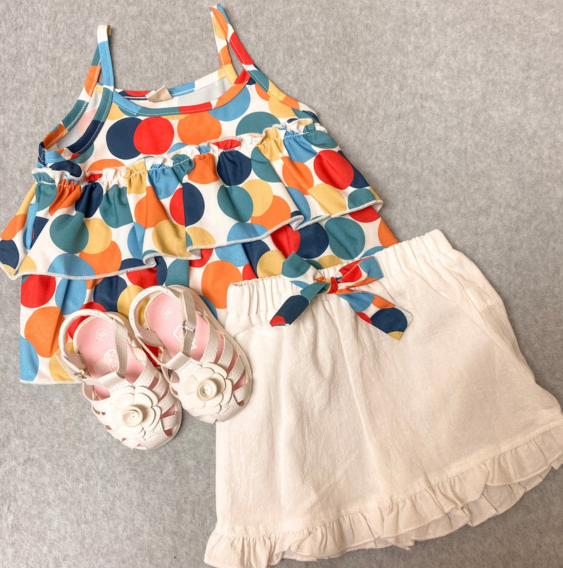 Multi Color Dots Outfit